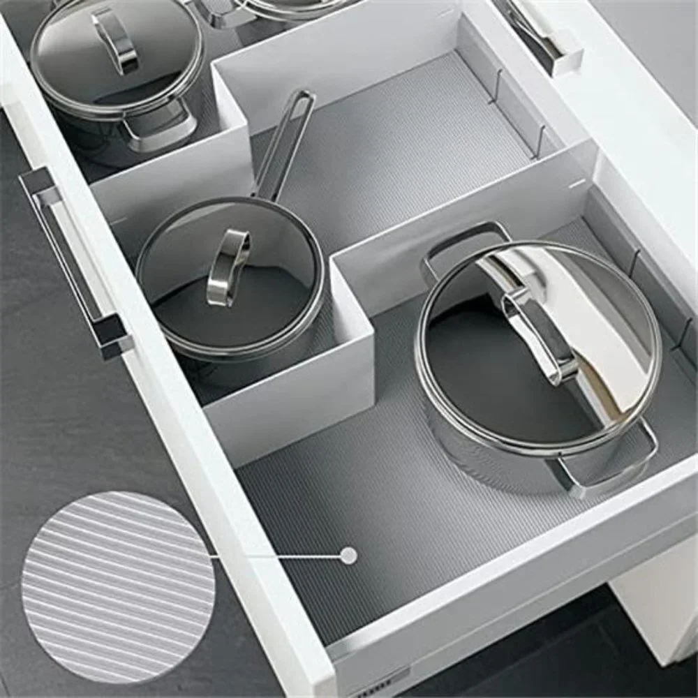 Shelf Liner, Non-Slip Cabinet Liner, Washable Oil-Proof for Kitchen 12